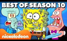SpongeBob's Best of Season 10 Marathon for 90 MINUTES! | Nickelodeon Cartoon Universe